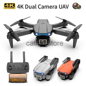 Simulatori E99PRO Drone 4K HD Fotografia aerea Doppia fotocamera 4 assi Aerei 3 Evitamento ostacoli laterali Aereo telecomandato Quadcopter Dron x0831