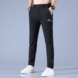 Mens Pants Spring Summer Autumn Mens Golf Pants High Quality Elasticity Fashion Casual Breathable J Lindeberg Trouser 230831