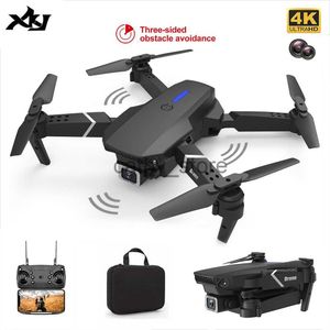 Simulatorer 2023 Ny quadcopter e88 Pro Max Mini Drone HD 4K 1080p Camera Hinder Undvikande WiFi FPV RC Foldbar Quadcopter Dron Gifts Toys X0831