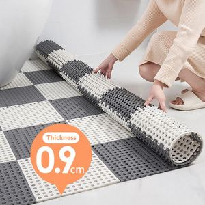 Bath Mats Bathroom Non Slip Mat Splicing Foot Household Toilet Shower Room Floor Waterproof Stitching Pad