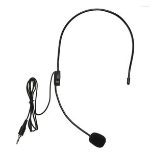 Portable Condenser Microphone Mini Lapel Microphone 3.5mm Jack, Uni-Directional, Handsfree for Teachers, Tour Guide Use