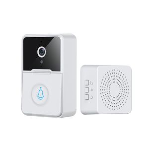 Telefones de porta de vídeo WiFi Campainha Smart Home Proteção de segurança sem fio Câmera Ring Bell Intercom Night Vision Recarregável Kement APP 230830