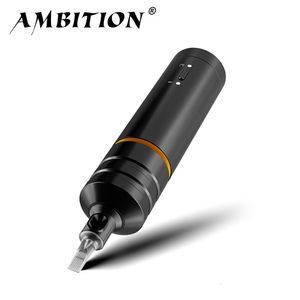 Tattoo Machine Ambition Sol Nova Unlimited Wireless Tattoo Pen Machine 4mm Stroke for Tattoo Artist Body Art 230831