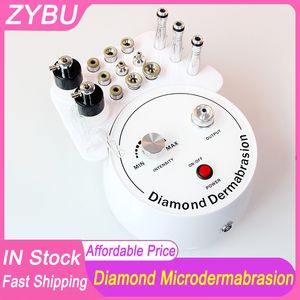 3 in 1 Diamond Microdermabrasion Beauty Machine Water Spray Facial Moisten Vacuum Suction Skin Clean Exfoliating Remove Wrinkle Skin Peeling Home Use Device