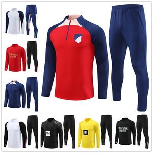 2023 2024 FOTBALL CLUB CLUBLE TRACHSUT Chandal Futbol Madrids Soccer Training Suit Set Jogging 23 24 Herr Football Jacket