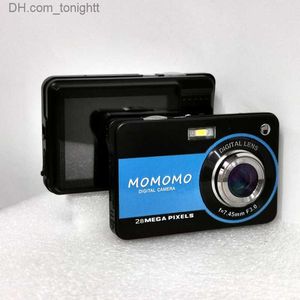 Camcorder Schlanke Mode 28 MP tragbare Digitalkamera 2,7-Zoll-Bildschirm Video-Camcorder 8-facher Zoom Anti-Shake für Studentenkinder Geschenk-Fotokameras Q230831