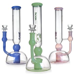 2023 nuovo design Narghilè Bong in vetro Soffione colorato perc tubo dell'acqua in vetro bong dritti Oil Dab Rig con ciotole