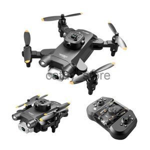 Simuladores 4DRC V30 Mini RC Drone WiFi FPV 8K HD Câmera Dupla 5-Sided Infravermelho Evitar Obstáculos Armazenamento Integrado Dobrável Quadcopter Brinquedo X0831