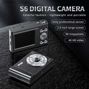 Camcorders 48MP 4K HD Digitalkamera 2,4 tum skärm 16x Zoom Fotovideofotografering Kameror Födelsedag Chirstmas gåva för barn Barn Q230901