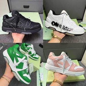 OFF Luxury Designer Sports Shoes Couple Style Multi tone Casual Shoes Mens Low Top Sneakers Leather Upper Womens Fashion Double Arrow Skateboarding Shoes 35-46