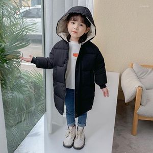 Down Coat Parent-Child Matchande Family Outfits Hooded Child Baby Boys Waistcoat Solid Color Vest For Girls Kids Jacka barn Ytterkläder