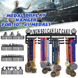 Hooks Rails 12 Type Multi-Style Medal Hanging Holder Rack Hanger Bracket Wall Hooks Iron Triathlon Running Sport Challenge Home Office Decor 230830