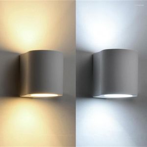 Lâmpada de parede Simplicidade LED 5W Gypsum Light Sconces Interior Cabeceira Quarto Sala de estar Decoração Iluminação Casa Lavadora