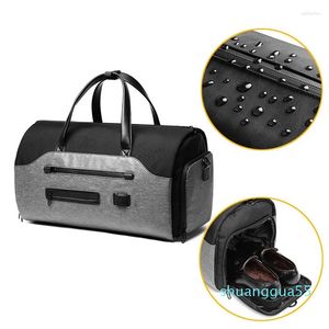 Duffel Bags Multifuncional Saco de Viagem Masculino Dobrável Grande Capacidade Ombro À Prova D 'Água Ao Ar Livre Conjunto Fitness Homens Negócios