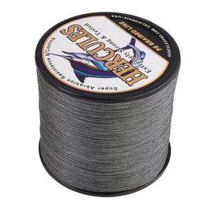 Linha de trança Hercules Brasil Acessórios de pesca Linha chilena Kite Sea Multifilament Carp Wire 8 fios 10-300LB Cinza PE trançado 100-2000M 230830