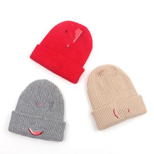 冬の新しいニットハットメンズビーニーグースデザイナー帽子hats luxurysウールキャップソリッドヒップホップスポーツキャップファッション12色