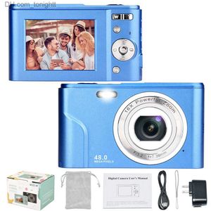 Camcorders Digital Camera Video Camporder 48MP CAMERAS 2.4INCH IPS 1080P HD AutoFocus Vlogging с 16x Zoom for Kids Gifts Q230831