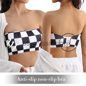 Outros itens de beleza de saúde Intimates Tube Tops Sexy Lady Mulheres Sólidas Strapless Elastic Boob Bandeau Sutiã Lingerie Envoltório de Peito Tubo Top 2022 x0831