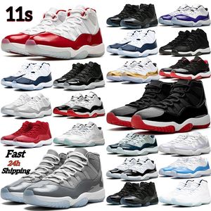 Cherry 11s cool grey men basketball shoes DMP Neapolitan jumpman 11 Cap And Gown Bred Gamma Blue Heiress womens mens trainers sports sneakers tennis
