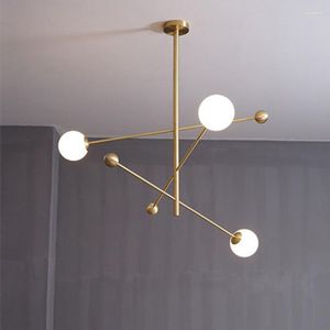 Pendelleuchten Nordic Led Kristall Vintage Lampe Kronleuchter Deckendekoration Dekorative Artikel für Zuhause Glühbirne