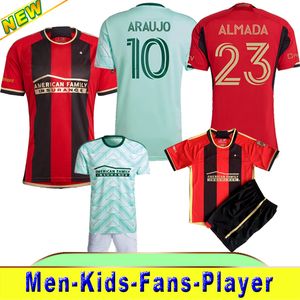 23/24 Atlantas United Player Version Soccer Jerseys Sosa Franco Almada Rossetto Moreno Robinson Araujo Lennon Home Away Football Shirt Uniforms