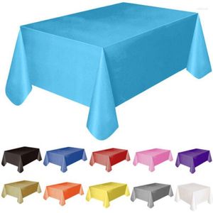 Table Cloth Pink Tablecloth Disposable For Party Birthday Dining White Waterproof Gold Blue Sheet Cover Wedding