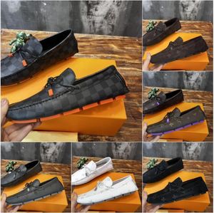 Tasarımcı Loafer Ayakkabı Tasarımcı Erkekler Arizona Hockenheim Loafers kabartmalı moda deri elbise katır derby gündelik ayakkabı boyutu 38-45