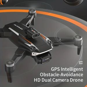 X25 складной дрон с HD Dual Camera 3 батареи, GPS Low Power возврат, бесщеточный двигатель, электрическая регулировочная камера, управление приложением, подарок квадрокоптера RC для начинающих