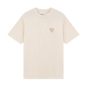 T-shirt designer skjorta sommar bomull casual kortärmad t-shirt män och kvinnor kontraster färg t-shirt lösa par halvärmade kläder inuti t-tröjan.