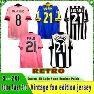 Camisa de futebol Retro DEL PIERO Conte PIRLO Marchisio INZAGHI 84 85 92 95 96 Zidane maillot DAVIDS BOKSIC Conte camisa POGBA Juvent