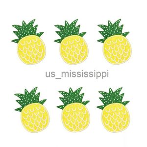 Breast Pad 10 Pairslot Women Summer Yellow Bling Pineapple Glitter Nipple Cover Disposable Breast Pasties Invisible Bra Sexy Stickers x0831