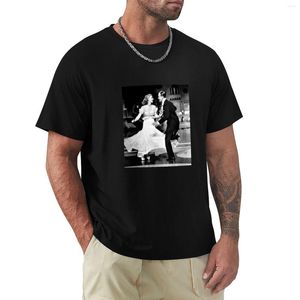 Men's Polos Ginger Rogers And Fred Astaire T-Shirt Funny T Shirts Black Shirt Vintage Mens Graphic T-shirts Big Tall