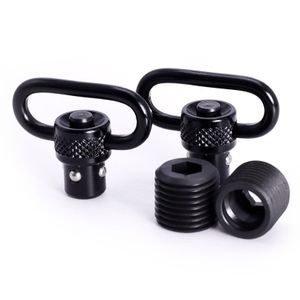 Accessori tattici Caccia Sport Outdoor 2 Set 1 / 25.4Mm Qd Sgancio rapido Push Sling Girevole Base adattatore per montaggio con goccia Del Dhrk7