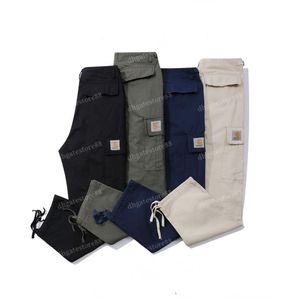 2683 herrbyxor Nordamerikanska high street -märke Carhart Pure Cotton Five Point Check Cotton Multi Pocket Overalys312f