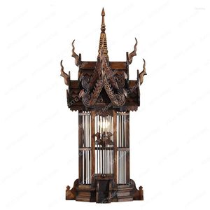 Wall Lamp Chinese Bird Cage Bedroom Dining Room Aisle Corridor Southeast Asia Thai Massage Club