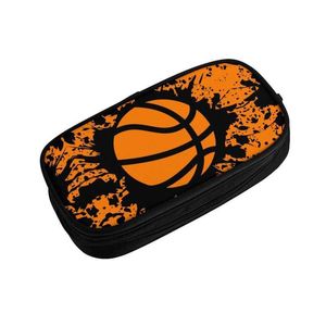 Learning Toys Basketball Splat School Pencil Cases Girl Boy Large Capacity Pencil Box Students Stationery