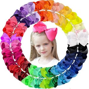 Acessórios de cabelo 20pcs arcos de cabelo clipes fita de gorgorão jacaré barrettes acessórios para meninas criança bebês crianças adolescentes crianças 230830