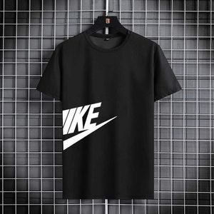 Men's T-Shirts Summer New Round Neck Short Sleeve T-shirt Men's Casual Letter Fashion INS Simple Big Red Handsome and Comfortable T230831