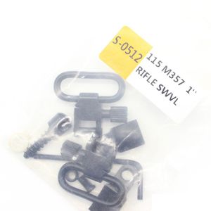 Diğerleri Taktik Aksesuarlar Avcılık QD Sling Swivels Magnum Band Split 0.55-0.57 Namlu S0512 Siyah/Sier Set Damla Teslimat Dhmwy