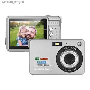 Camcorders 1080p 48MP 디지털 카메라 비디오 캠코더 안티 셰이크 8 배 줌 2.7 인치 LCD 화면 캡처 어린이를위한 내장 배터리 Q230831