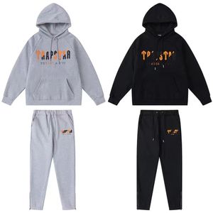 Mens Tracksuits Sweater Byxor Set Designer Hoodies Streetwear Techfleeces Quality Sports Sude Brodery Plush Letter Decoratio291e