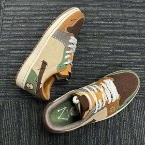 Женщины мужские повседневные обувь Zion 1 Low Voodoo Fulax Muslin Muslina Fauna Brown Oil Green Sesame Moon Fossil Trainers Trainers Sport