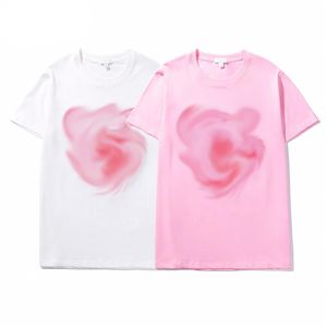 Camiseta feminina causal senhoras tigre bordado t paris estilo casal respirável manga curta2913