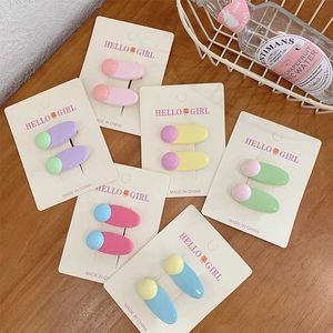 Colorful dopamine hair accessories for women oval bean duck beak clip cute hair clip candy colored hair clip children's summer clip