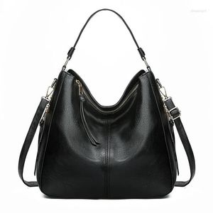 Evening Bags LANZHIXIN Fashion Design Women's Handbag Elegant Large Tote Bag Female Vintage Shoulder Leather Messenger Shopping