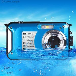 Camcorders 2.7 Inch Outdoor Video Camera 10FT Underwater 1080P FHD Recorder 30MP Self-Timer Facial Detection for Snorkeling Vacation Q230831