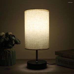 Table Lamps Modern Bedside Lamp Touch Control Fashion Night Light Stepless Dimming LED Desk 3 Gear For Living Room Dorm