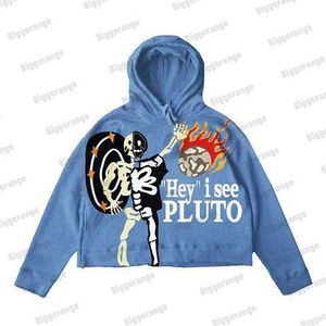 Moletons masculinos Moletons Goth Harajuku Crânio Anime Gráfico Hoodie Homem Grunge Feminino Manga Longa Moletom Mulheres Y2K Roupas Jaqueta Outono Hoodie Ins 230831