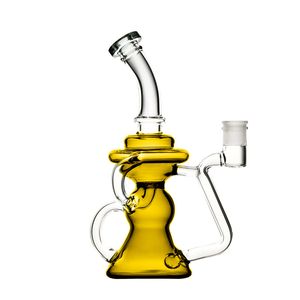 CCG Recycler Dab Rig mit 3 Pinhole Perc 14,5 mm Gelenk