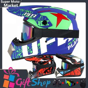 Motorcykelhjälmar Motorcykelhjälm Hjälm Säkerhet Vindrutan för Motocross Cross Capacete Racing Casque Protective Original